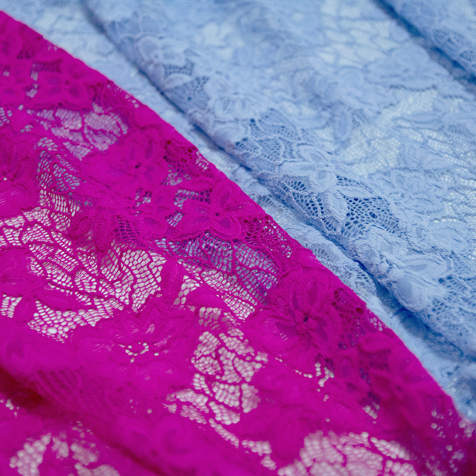 Floral Honeycomb Stretch Lace