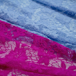 Floral Honeycomb Stretch Lace