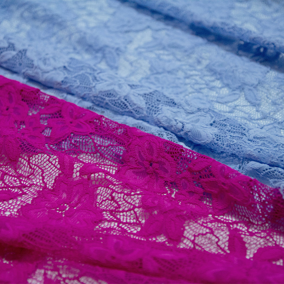 Floral Honeycomb Stretch Lace