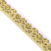 Embellished Beaded Florals Lurex Trim