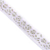 Embellished Beaded Florals Lurex Trim