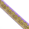 Embellished Beaded Florals Lurex Trim