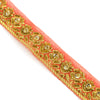 Embellished Beaded Florals Lurex Trim