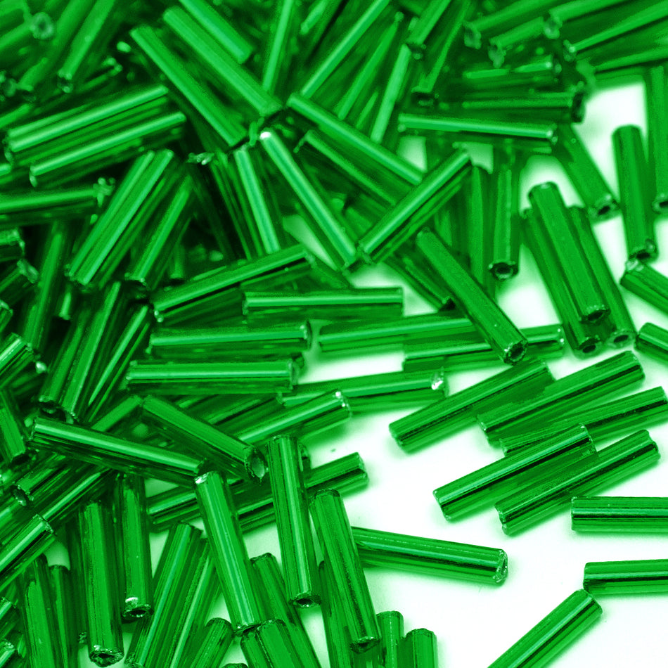 Straight Preciosa Bugle Beads - 11mm
