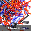 Straight Preciosa Bugle Beads - 11mm