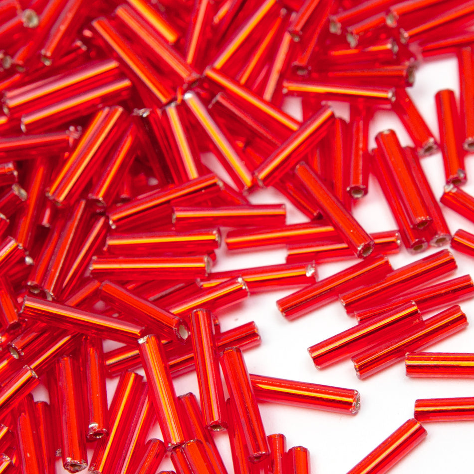 Straight Preciosa Bugle Beads - 11mm