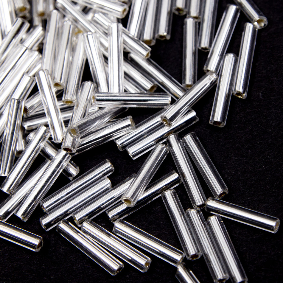 Straight Preciosa Bugle Beads - 11mm