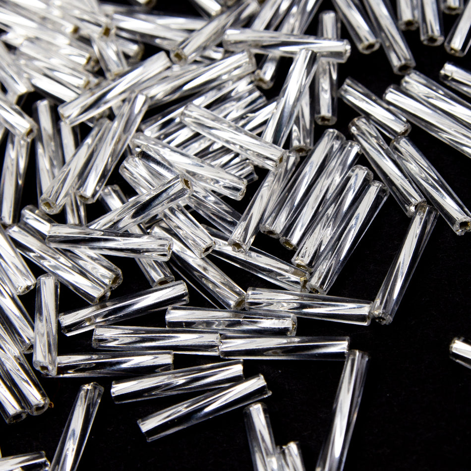 Twisted Preciosa Bugle Beads - 11mm
