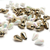 Briolette Faceted Teardrop Beads - Vertical Drilled - 9x15mm (24 Pack)