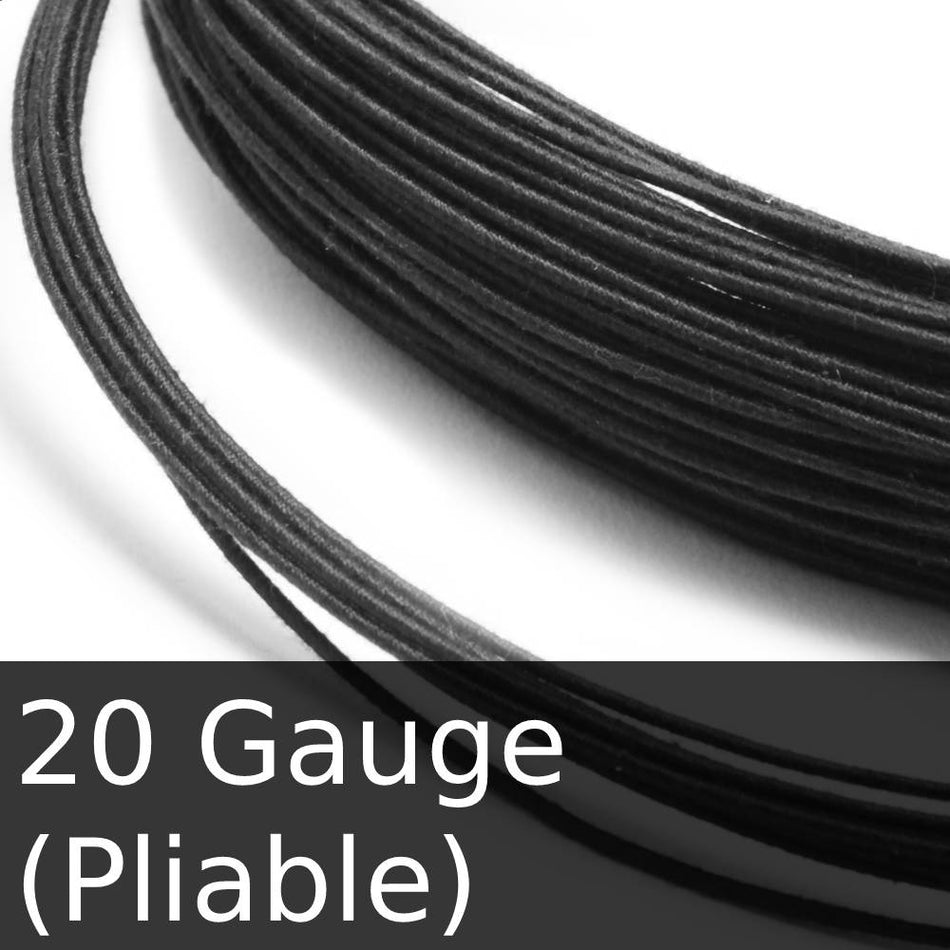 Cotton Covered Wire - 20 Gauge - Pliable