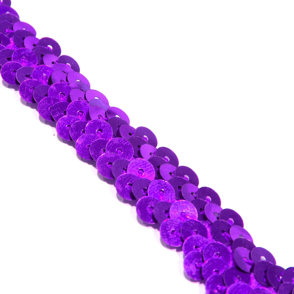 2-Row Stretch Sequin Trim