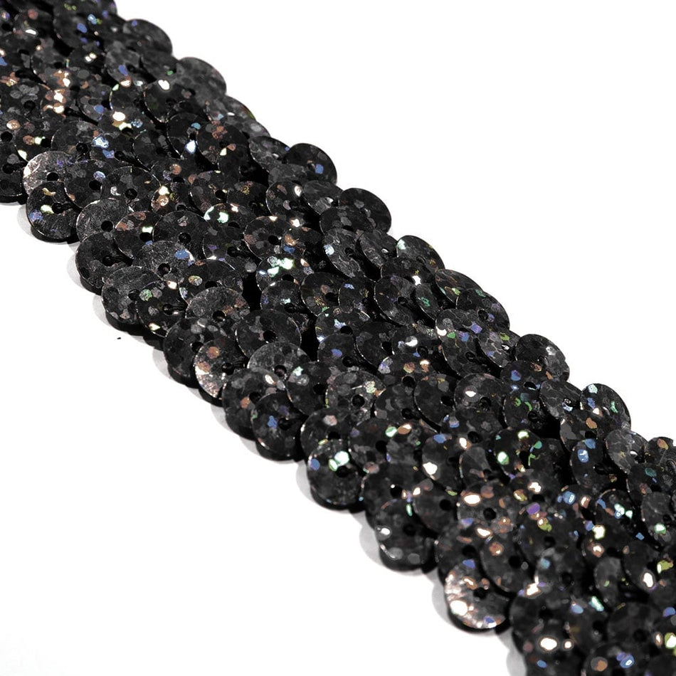 3-Row Stretch Sequin Trim