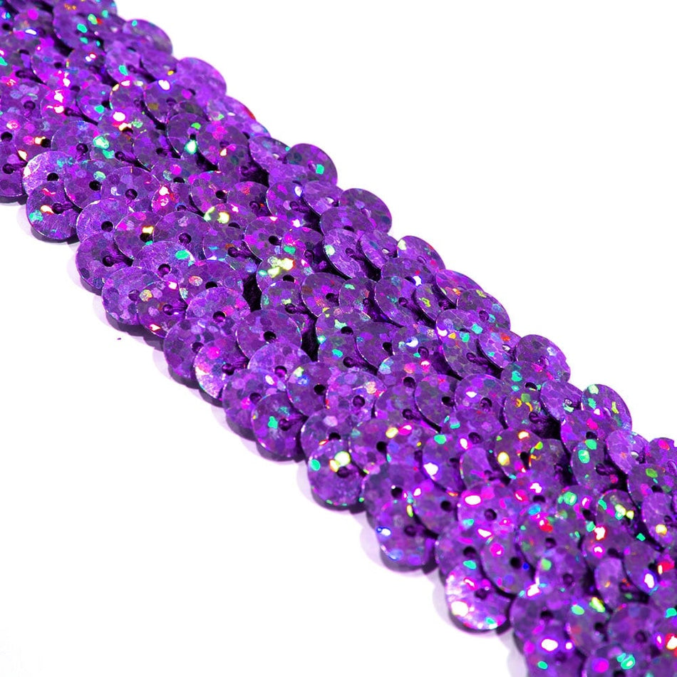 3-Row Stretch Sequin Trim
