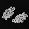 Lace Trim w Rose Motif & Beading