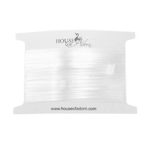 Clear Flat Elastic - 6mm