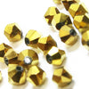 Glass Bicone Faceted Bead - 6mm - Metallic (36 Pack)