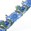 Roses & Leaves Embroidered Trim