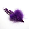 Marabou Tuft Feather Bunch w Spiky Biot
