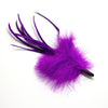 Marabou Tuft Feather Bunch w Spiky Biot