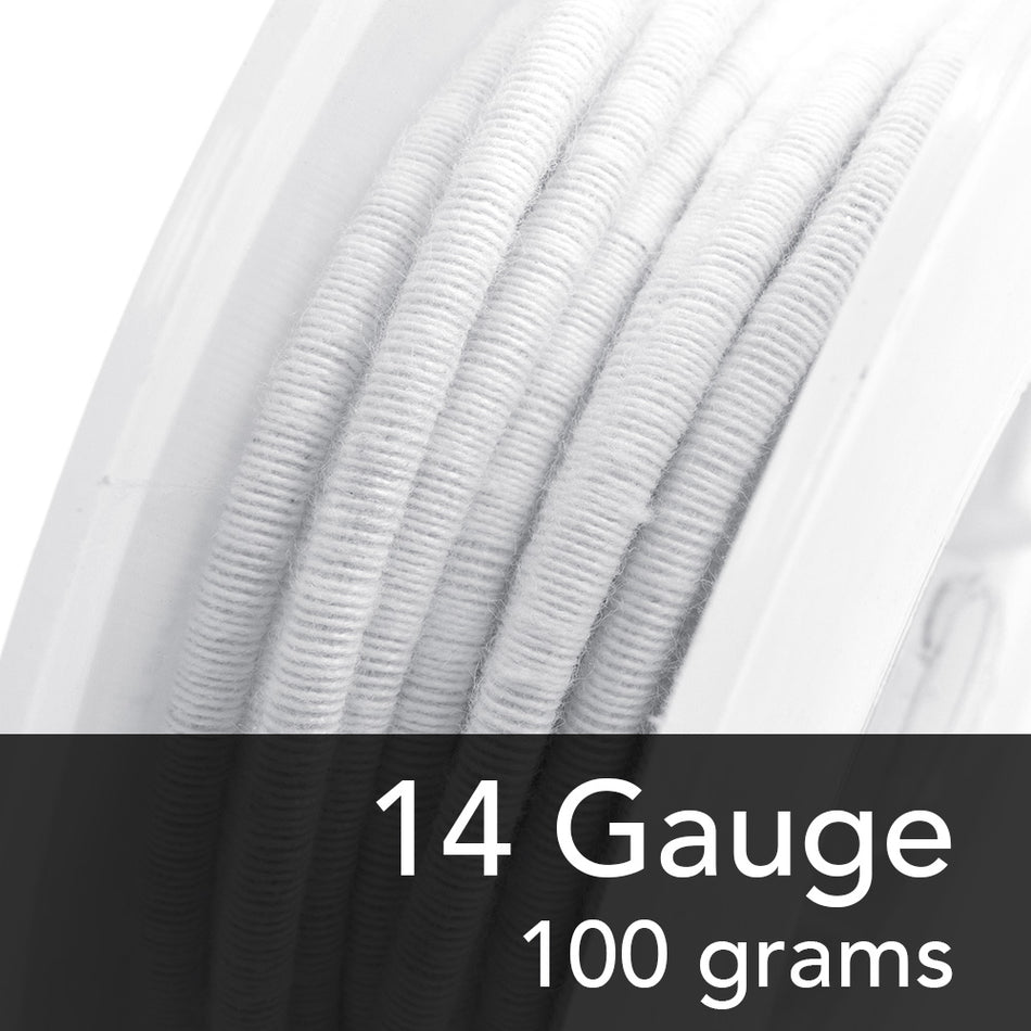 Cotton Covered Wire - Copper Core - Pliable