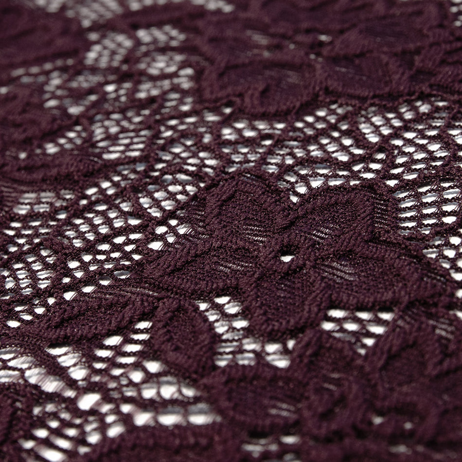 Floral Honeycomb Stretch Lace