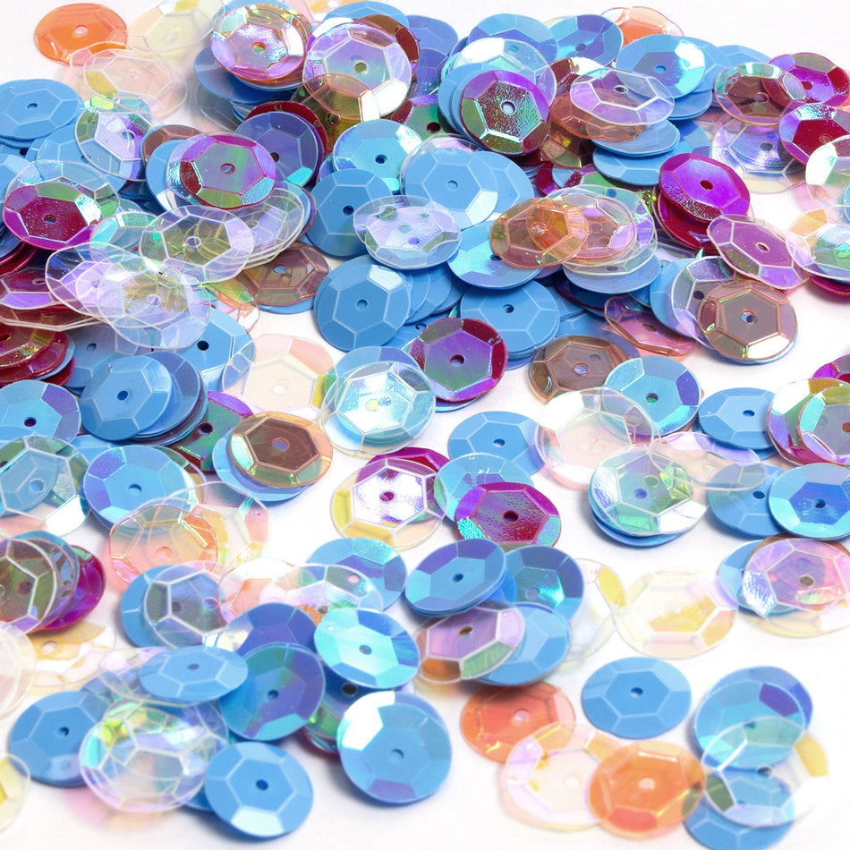 Round Cup Sequins - Pearlescent - 12mm