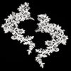 Daisy Trellis Lace Motif - Alencon (Pair)