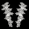 Rose Trellis Lace Motif- Alencon (Pair)