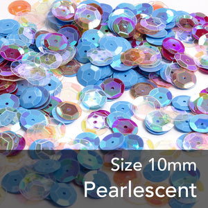 Round Cup Sequins - Pearlescent - 10mm
