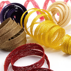 Sinamay Bias Binding/Ribbon - 10mm (1.5m Cut)