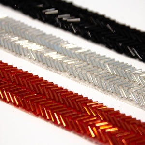 Accented Bugle Bead Trim