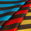 All-Sorts Stripe Foil/Fog Nylon Spandex