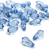 Briolette Faceted Teardrop Beads - Horizontal Drilled - 18x9mm (24 Pack)