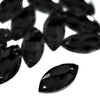 Horse Eye / Marquise Flat-Back Glass Sew-On Rhinestones (12 Pack)