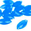 Horse Eye / Marquise Flat-Back Glass Sew-On Rhinestones (12 Pack)