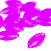Horse Eye / Marquise Flat-Back Glass Sew-On Rhinestones (12 Pack)