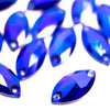 Horse Eye / Marquise Flat-Back Glass Sew-On Rhinestones (12 Pack)