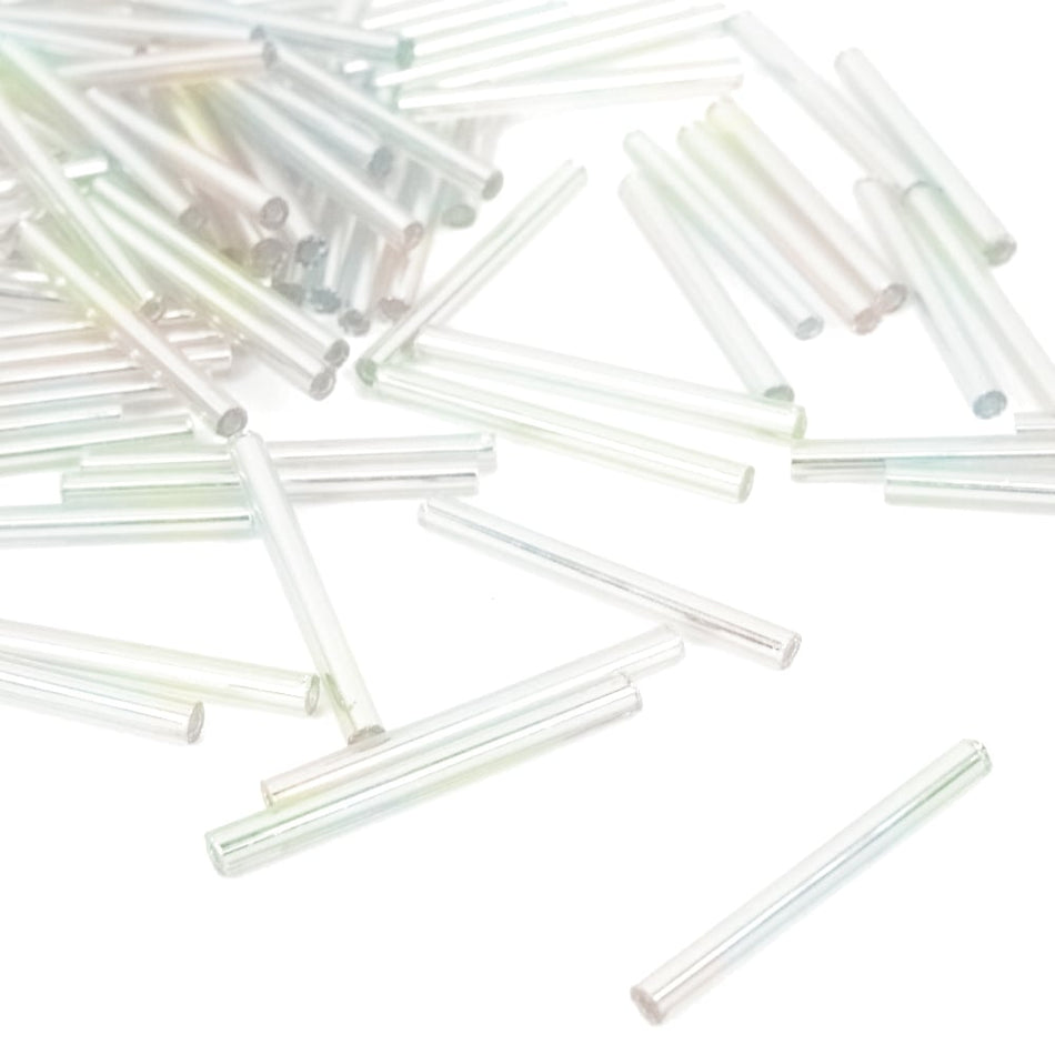 Straight Preciosa Bugle Beads - 25mm