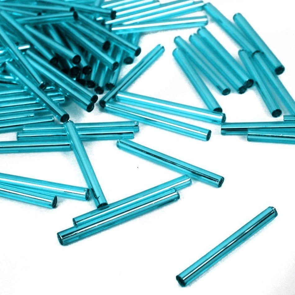 Straight Preciosa Bugle Beads - 25mm