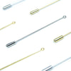 Hat Pin Blanks w Looped Head & Matching Clutch (5 Pack)