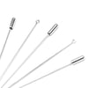 Hat Pin Blanks w Looped Head & Matching Clutch (5 Pack)