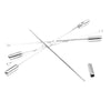 Hat Pin Blanks w Looped Head & Matching Clutch (5 Pack)