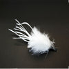 Marabou Tuft Feather Bunch w Spiky Biot