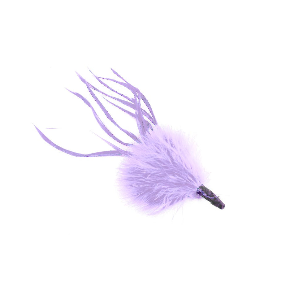 Marabou Tuft Feather Bunch w Spiky Biot