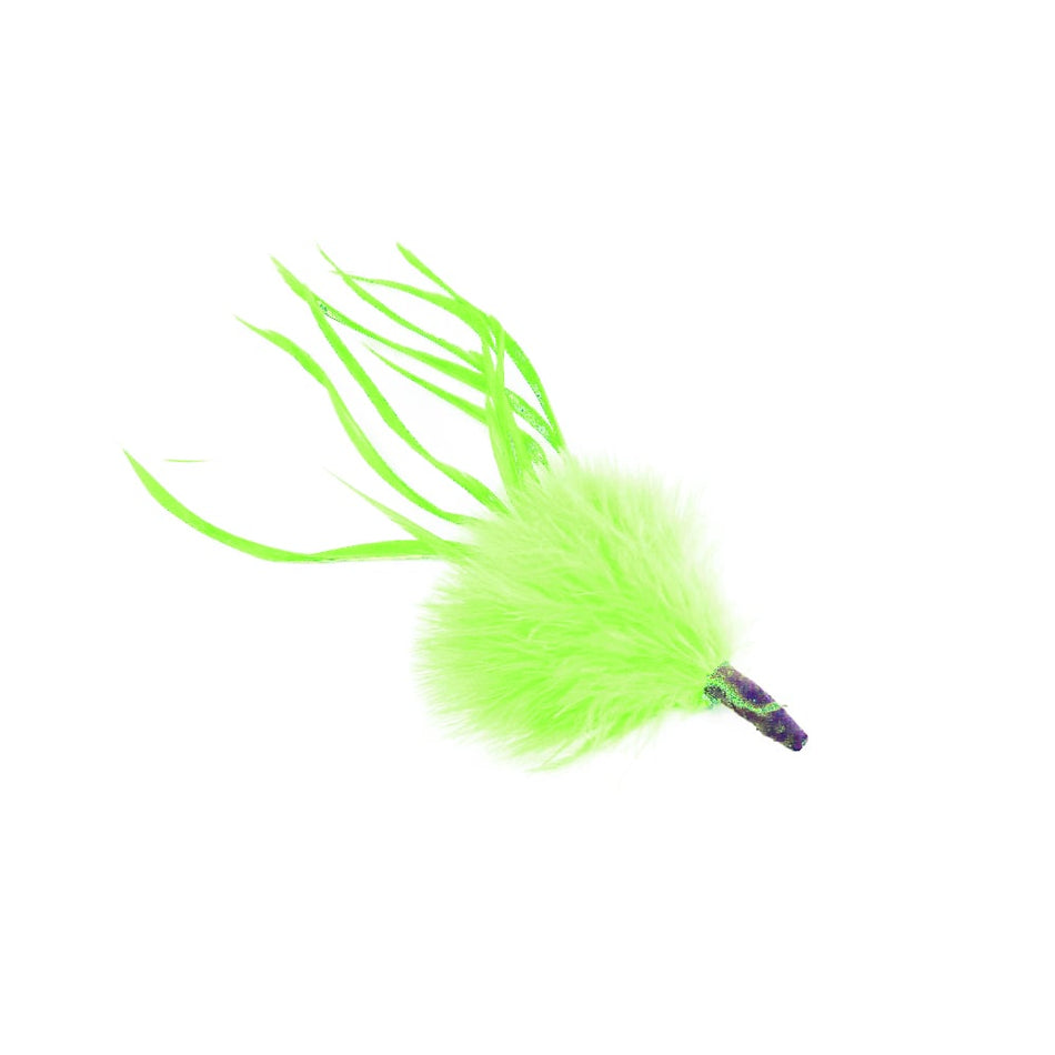 Marabou Tuft Feather Bunch w Spiky Biot