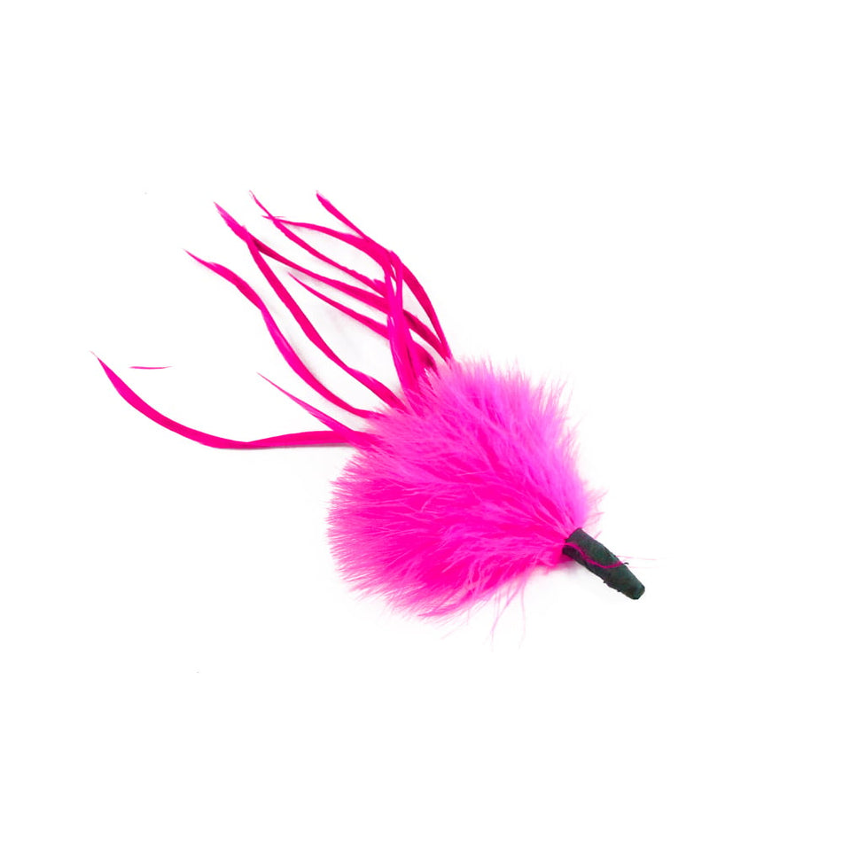 Marabou Tuft Feather Bunch w Spiky Biot
