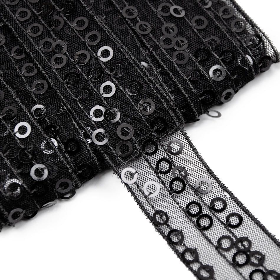 Sequin Mesh Trim