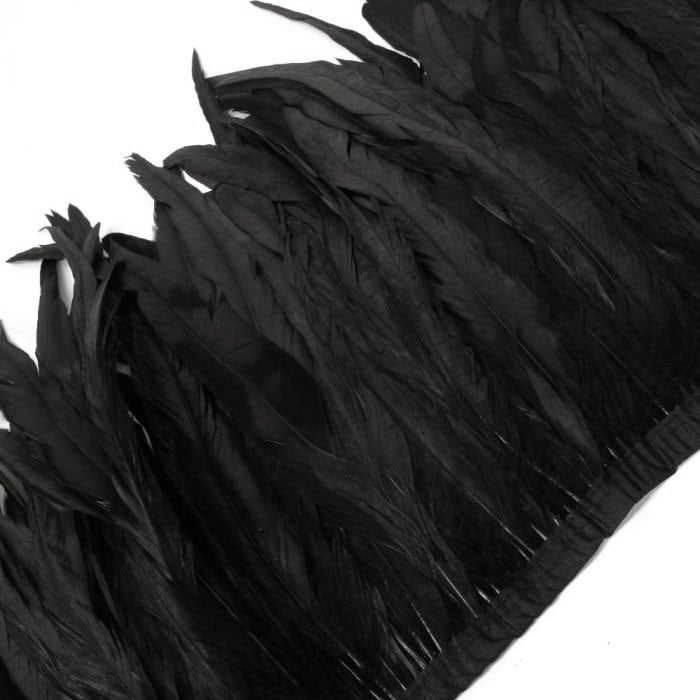 Rooster Coque Tail Feather Fringe