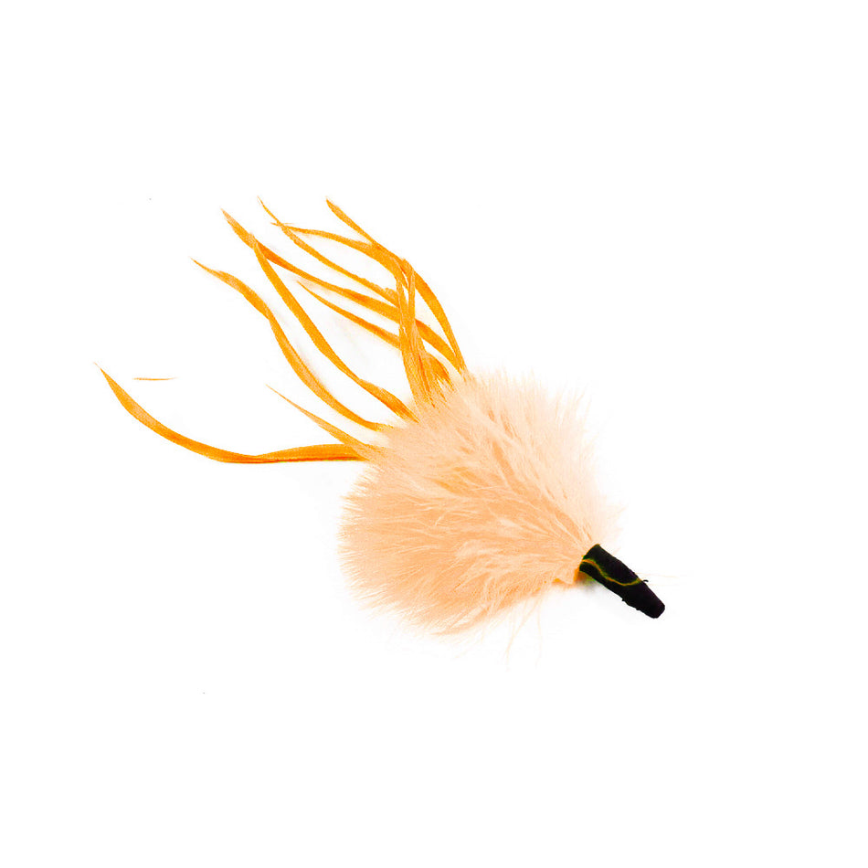 Marabou Tuft Feather Bunch w Spiky Biot