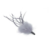 Marabou Tuft Feather Bunch w Spiky Biot